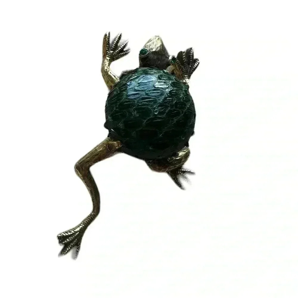 Jeanine Frog Brooch